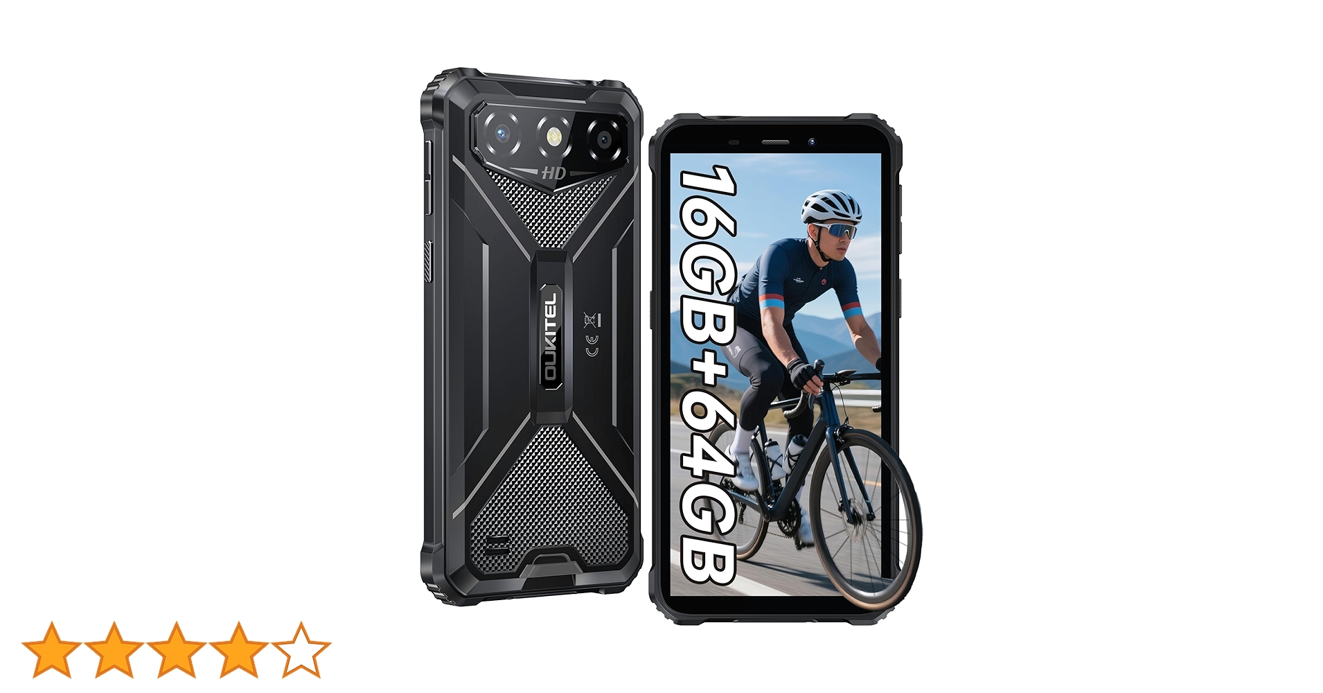 Amazon | OUKITEL G3 防水 タフネススマホ 16GB+64GB/1TB SIMフリー